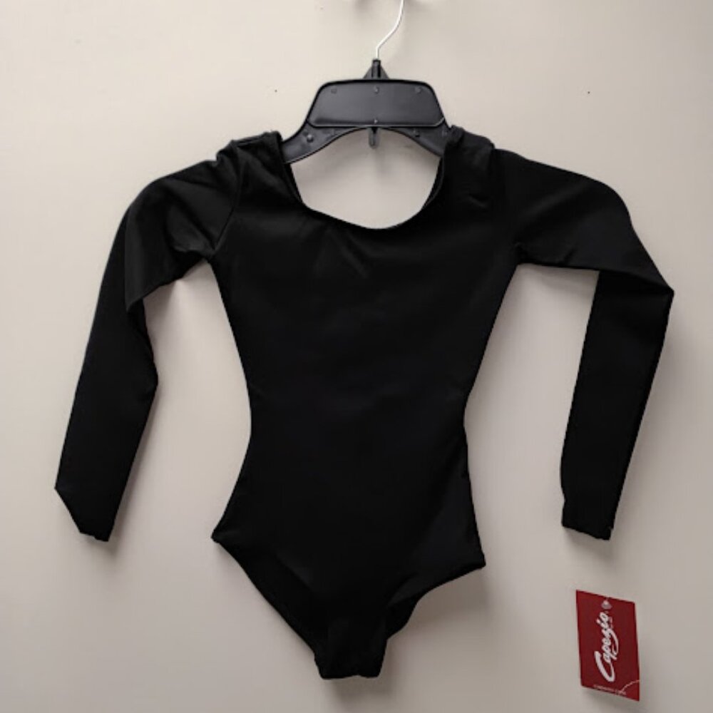 Capezio long sleeve leotard- black or pink